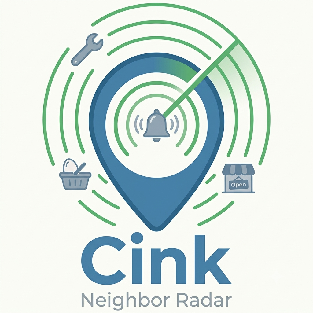 Logo aplikace Cink Neighbor Radar